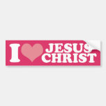 Amo Jesucristo Etiqueta De Parachoque