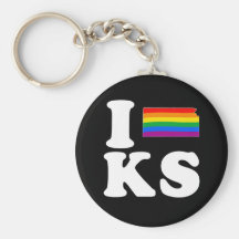 AMO KANSAS GAY - BLANCO - .PNG LLAVERO PERSONALIZADO