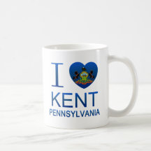 Amo Kent, PA Tazas De Café