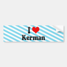 Amo Kermán, Irán Pegatina De Parachoque