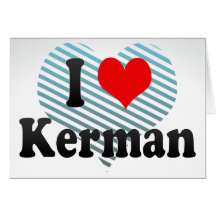 Amo Kermán, Irán Tarjetas
