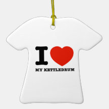 Amo kettledrum ornamento para arbol de navidad
