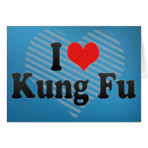 Amo Kung Fu Tarjetas