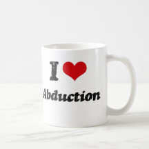 Amo la abducción taza