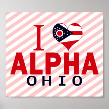 Amo la alfa, Ohio Posters