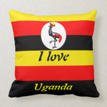 Amo la almohada americana del mojo de Uganda