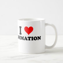 Amo la animación tazas