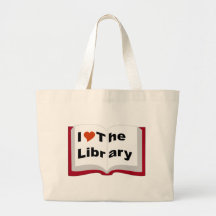 Amo la biblioteca bolsa