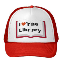 Amo la biblioteca gorras
