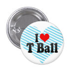 Amo la bola de T Pins
