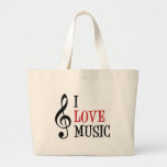 Amo la bolsa de asas de la música