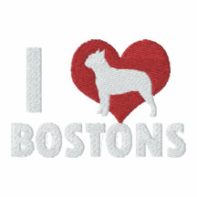 Amo la camisa bordada Bostons (el polo)