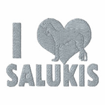 Amo la camisa bordada Salukis (la camiseta)