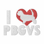 Amo la camiseta bordada PBGVs