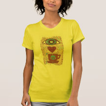 Amo la camiseta de las señoras del café o del té