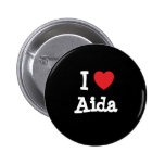 Amo la camiseta del corazón de Aida Pins