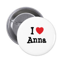Amo la camiseta del corazón de Ana Pins