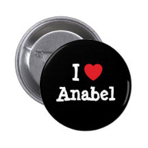 Amo la camiseta del corazón de Anabel Pins