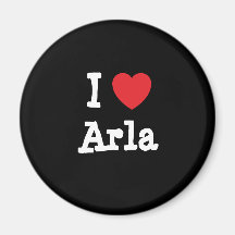 Amo la camiseta del corazón de Arla Imán Para Frigorífico