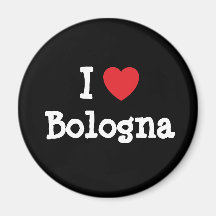 Amo la camiseta del corazón de Bolonia Imán De Frigorífico