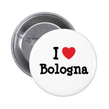 Amo la camiseta del corazón de Bolonia Pin