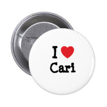 Amo la camiseta del corazón de Cari Pin