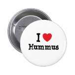 Amo la camiseta del corazón de Hummus Pins