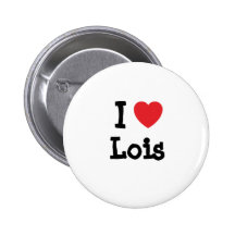 Amo la camiseta del corazón de Lois Pin