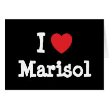 Amo la camiseta del corazón de Marisol Tarjeton