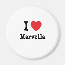 Amo la camiseta del corazón de Marvella Iman