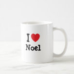 Amo la camiseta del corazón de Noel Taza