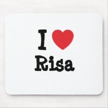 Amo la camiseta del corazón de Risa Alfombrilla De Raton