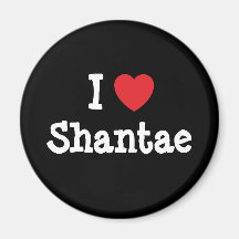 Amo la camiseta del corazón de Shantae Imanes De Nevera