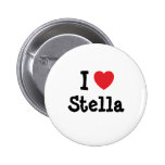 Amo la camiseta del corazón de Stella Pins