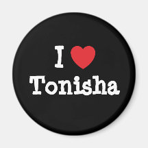 Amo la camiseta del corazón de Tonisha Iman Para Frigorífico