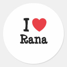 Amo la camiseta del corazón del Rana Etiqueta