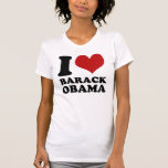 Amo la camiseta del vintage de Barack Obama