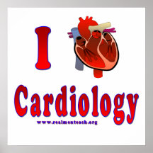 Amo la cardiología posters