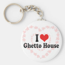 Amo la casa del ghetto llaveros