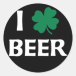 Amo la cerveza etiquetas  