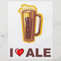 Amo la cerveza inglesa tarjetas publicitarias
