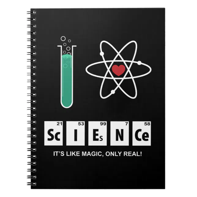 Amo La Ciencia Cuaderno Zazzle Es