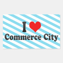 Amo la ciudad del comercio, Estados Unidos Pegatina