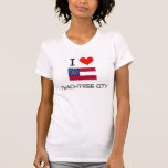 Amo la CIUDAD Georgia de PEACHTREE Camisetas