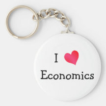 Amo la economía llavero