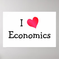 Amo la economía posters