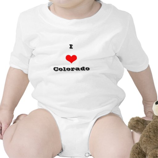 Amo la enredadera del niño de Colorado Camisetas