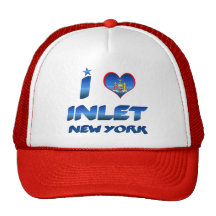 Amo la entrada, Nueva York Gorros Bordados