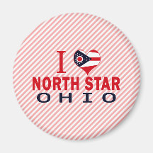 Amo la estrella del norte, Ohio Imanes