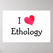 Amo la etología posters